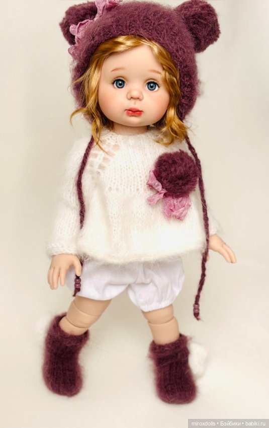 Блондиночка Стеша, авторская шарнирная кукла из полиуретана, фулсет (фото 5)