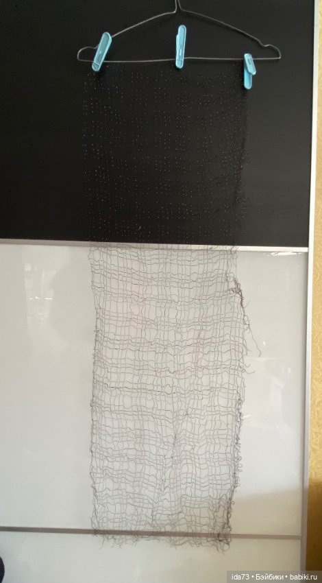 АНТИКВАРНАЯ ШЛЯПНАЯ ВУАЛЬ 80 х 30 см черная с белыми мушками (фото 6)