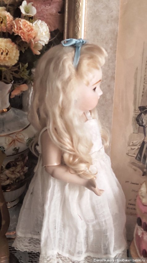 Парик для антикварной куклы (фото 4)
