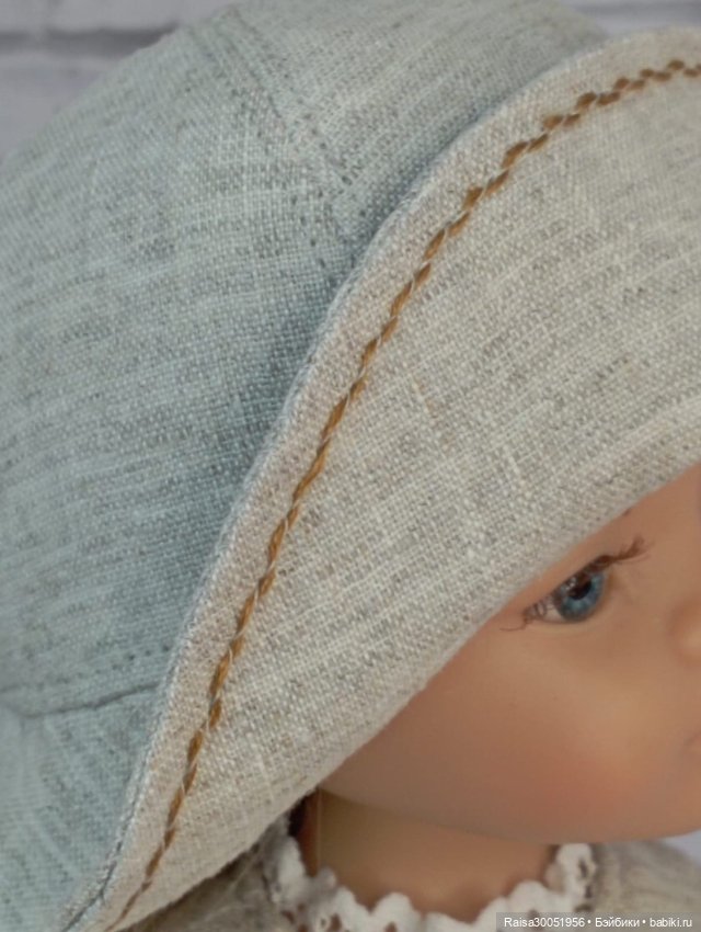 Платье , шляпа для кукол Паола Рейна 32-34 см (фото 2)