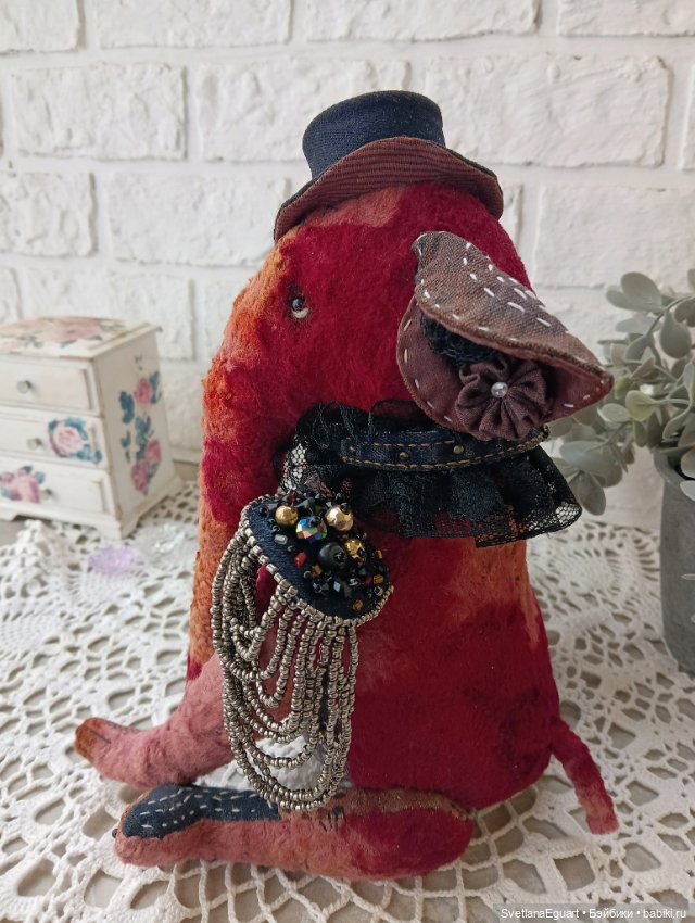 Тедди слон Ирвин — Авторские игрушки (фото 7)