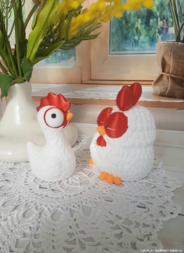 Петушок с курочкой — Аксессуары для кукольных фотосессий (фото 2)
