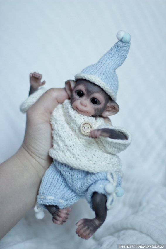 Mini Baby monkey — Куклы реборн (фото 8)