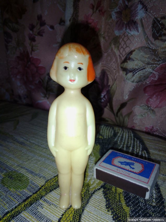 Кукла, пупсик СССР колкий пластик ??? целлулоид