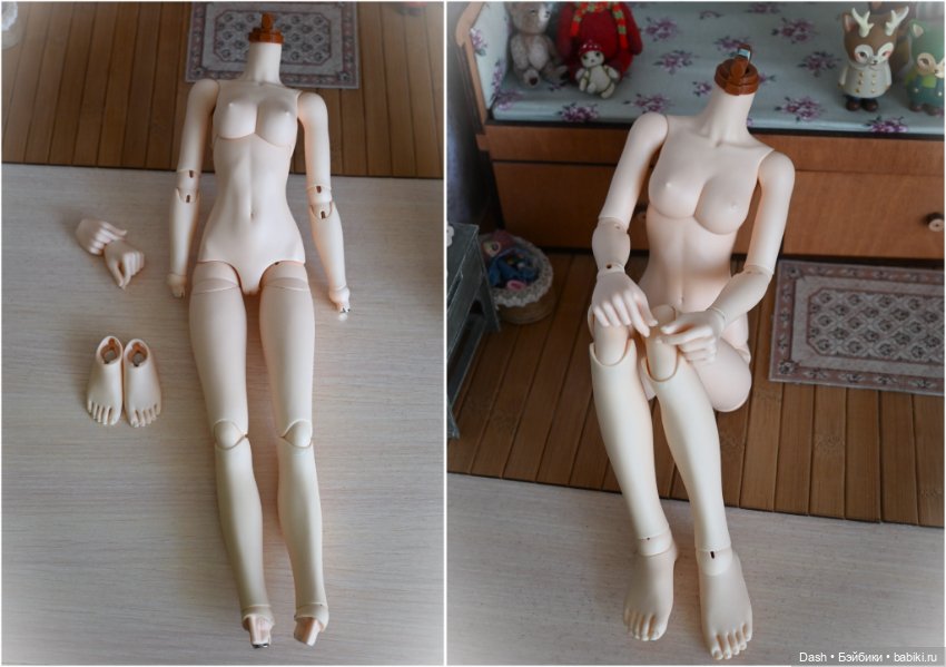 Тело Narae Bimong 41 cm fusion body с переходником для Минифи