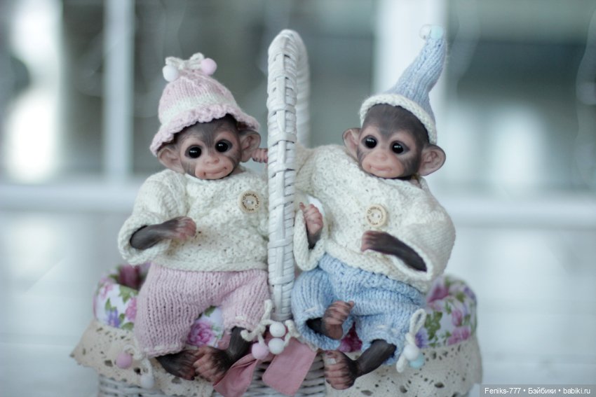 Mini Baby monkey — Куклы реборн