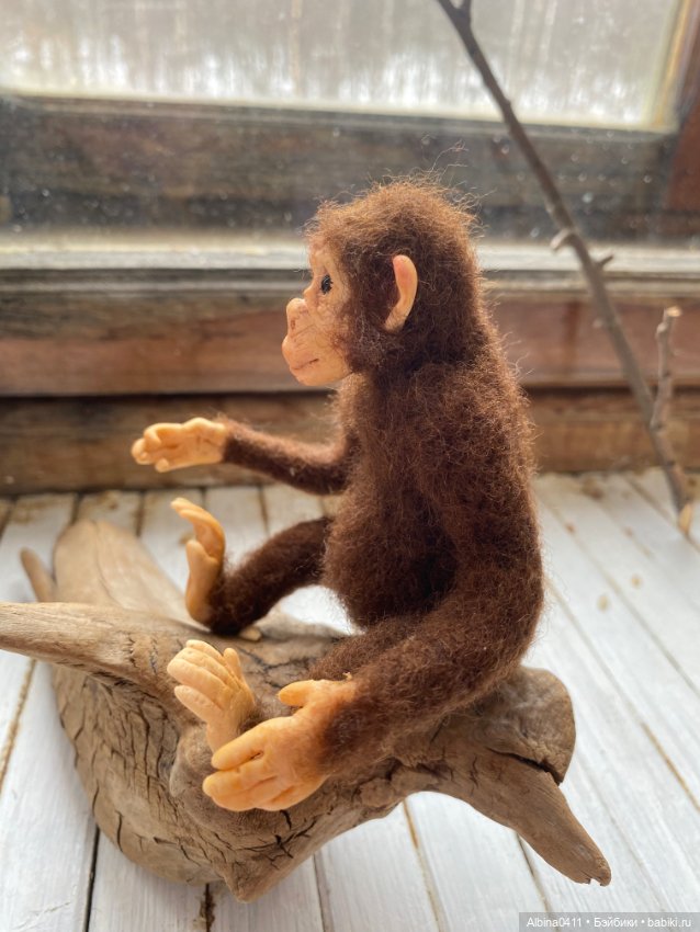 Обезьяна — Авторские игрушки (фото 5)