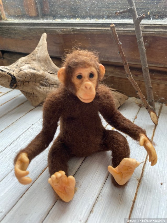 Обезьяна — Авторские игрушки (фото 4)