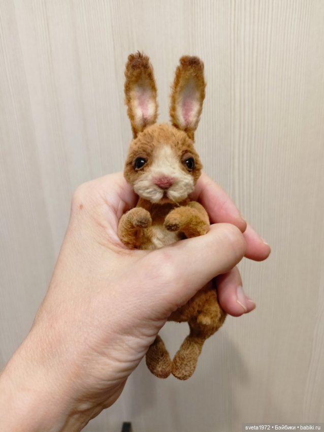 Заяц Сеня — Авторские игрушки (фото 2)