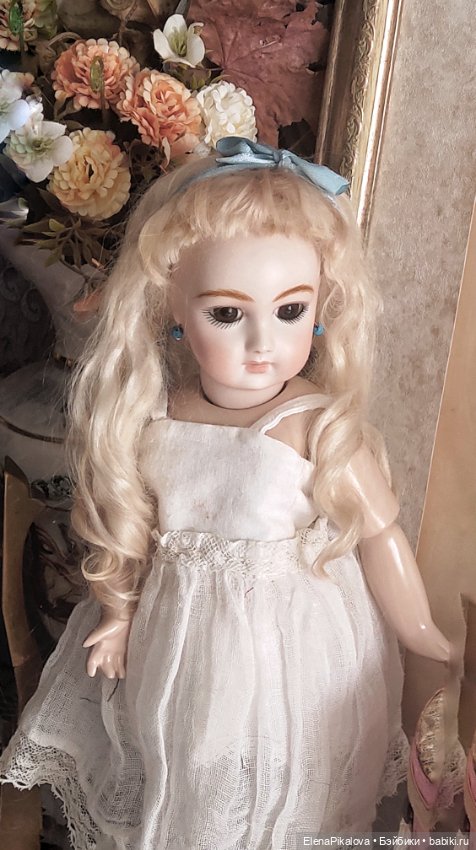 Парик для антикварной куклы (фото 5)