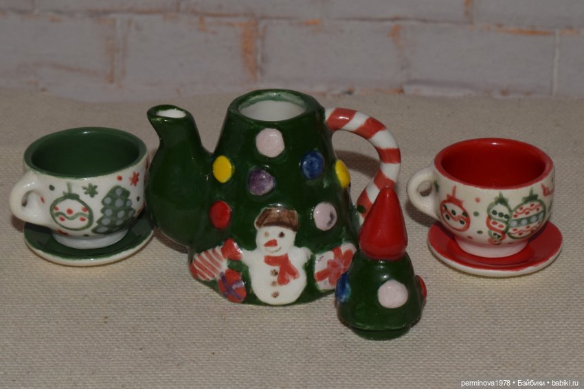 Чайный набор "Новогодний" 1 к 4 (фото 2)