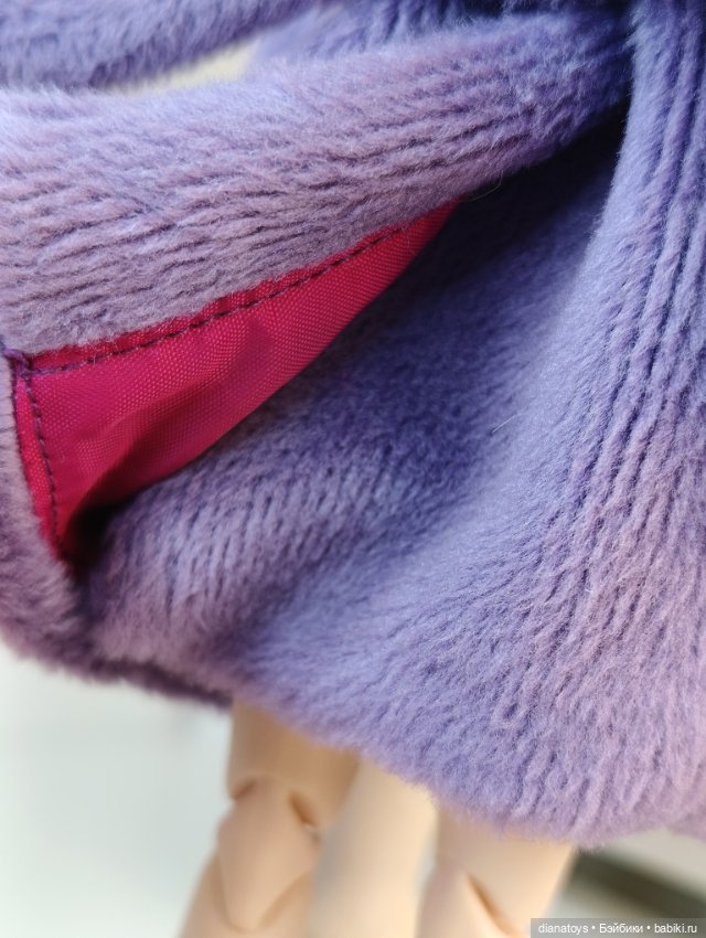 Шуба для Барби сиреневая — Одежда для кукол (фото 5)