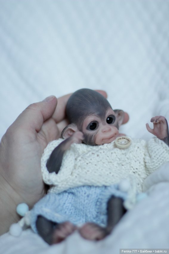 Mini Baby monkey — Куклы реборн (фото 10)