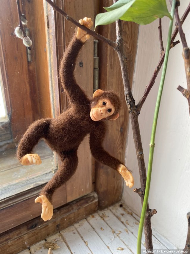 Обезьяна — Авторские игрушки (фото 3)