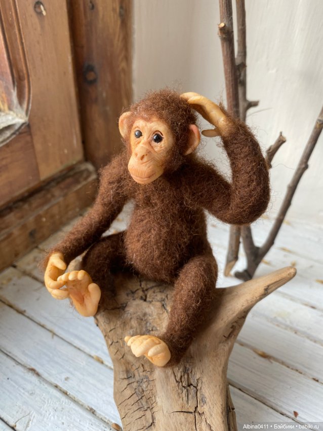 Обезьяна — Авторские игрушки (фото 2)