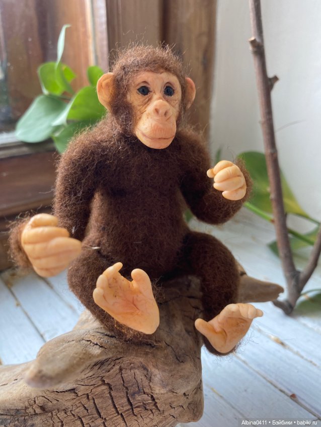 Обезьяна — Авторские игрушки (фото 7)