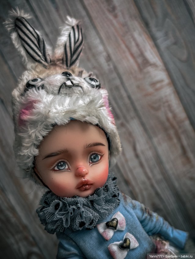 ООАК Кролик по мотивам Алисы (фото 3)