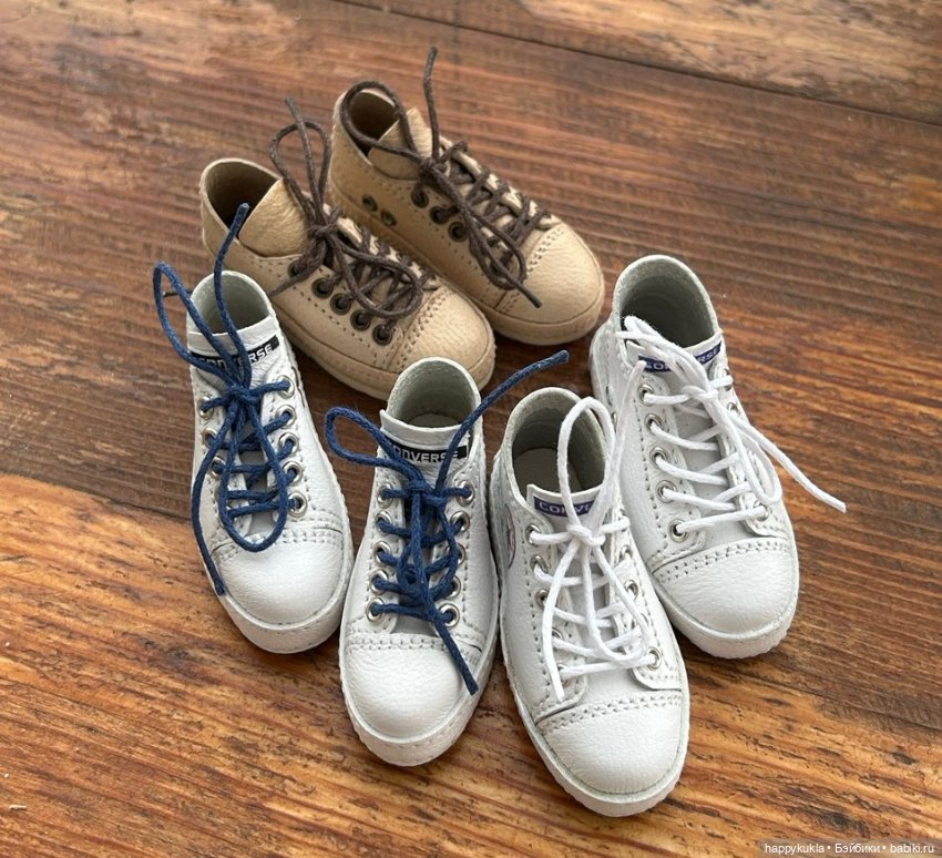 Кроссовки для кукол BJD, размер 55х19мм и 55х21мм