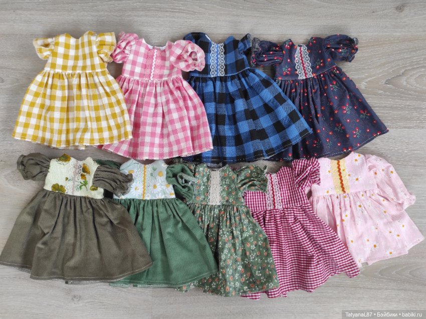 Платья для кукол СССР и современных (фото 3)