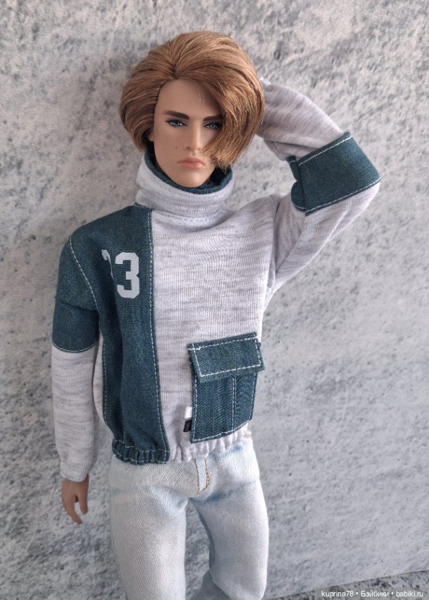 Толстовка на кена или ИТ — Одежда для кукол (фото 4)