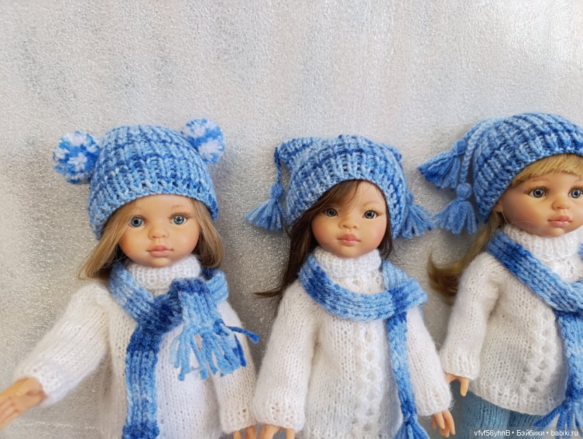 Вязаный комплект из 4 предметов для Паола Рейна (фото 8)