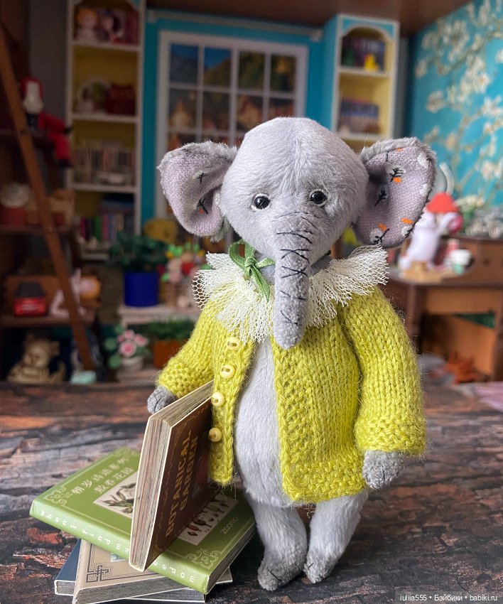 Слоник "Бабайкины детки" — Авторские игрушки (фото 5)