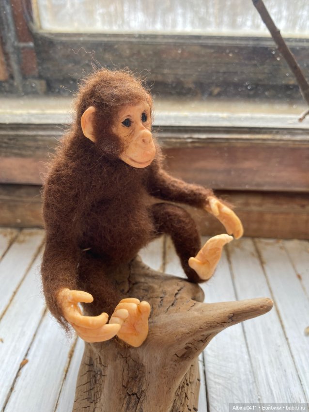 Обезьяна — Авторские игрушки (фото 6)