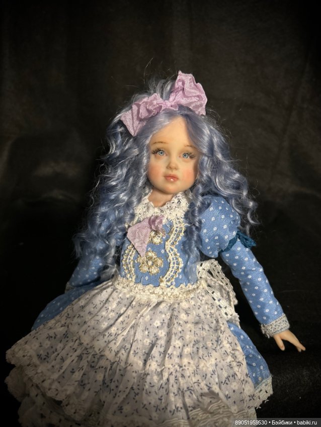 Девочка с голубыми волосами (фото 5)