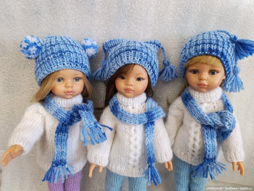 Вязаный комплект из 4 предметов для Паола Рейна (фото 5)