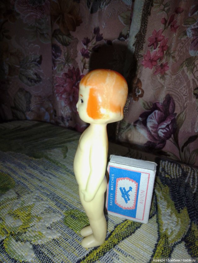 Кукла, пупсик СССР колкий пластик ??? целлулоид (фото 3)
