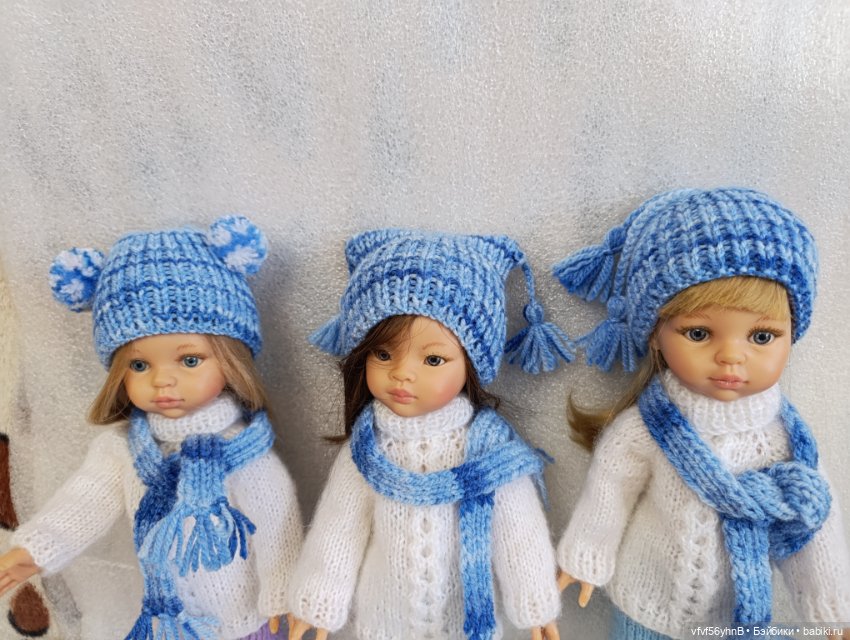 Вязаный комплект из 4 предметов для Паола Рейна (фото 7)