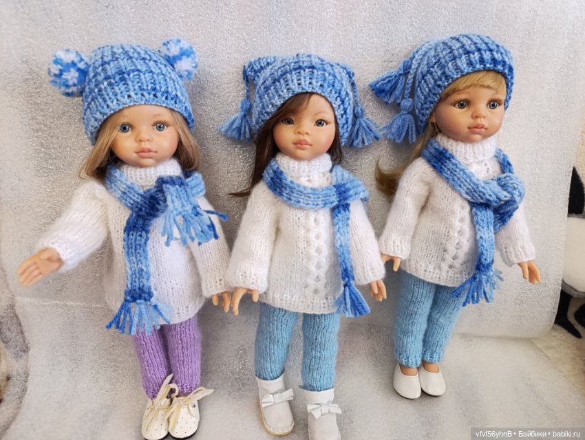 Вязаный комплект из 4 предметов для Паола Рейна (фото 6)