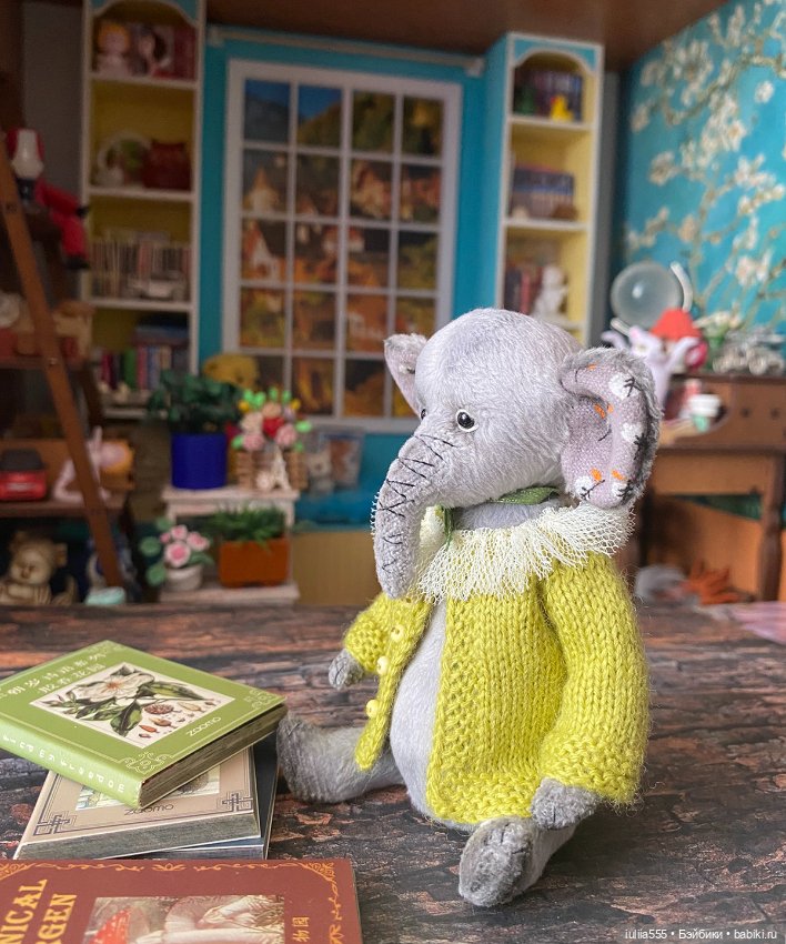 Слоник "Бабайкины детки" — Авторские игрушки (фото 2)