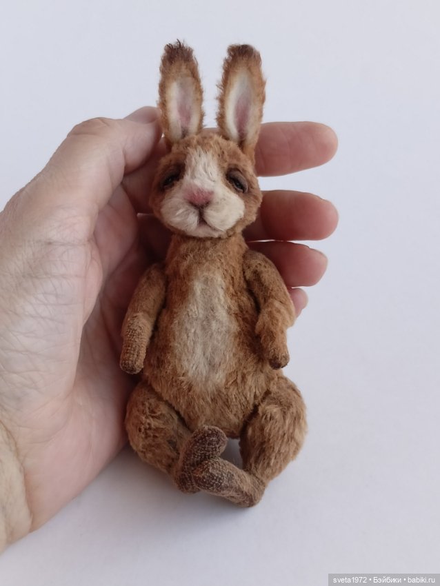 Заяц Сеня — Авторские игрушки (фото 5)