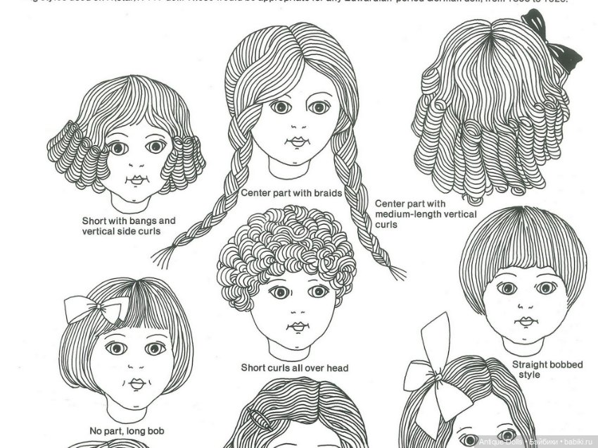 Doll Costuming. How to Costume French & German Bisque Dolls, авторы Mildred & Colleen Seeley (фото 10)