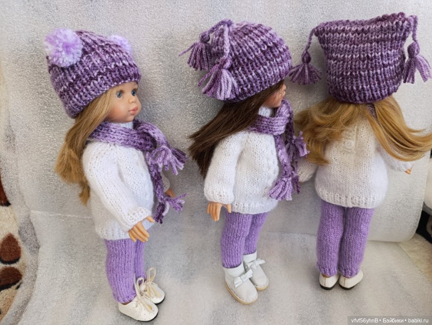 Вязаный комплект из 4 предметов для Паола Рейна (фото 3)