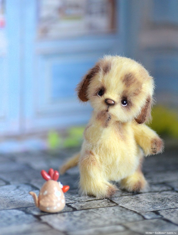 Щеночек Пиксель — Авторские игрушки (фото 6)