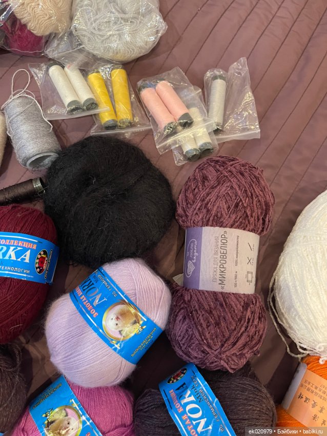 Большой лот пряжи — Другие аксессуары для кукол (фото 2)
