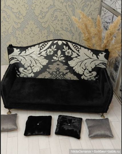 Мебель диван для кукол Paola Blythe integrity poppy mizi momoko barbie 1:6 (фото 2)