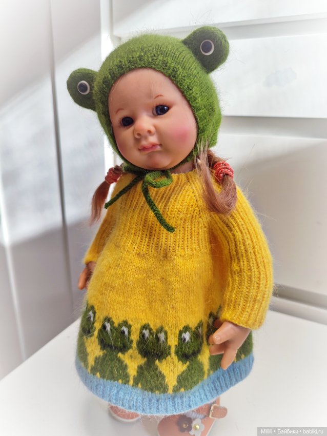 Комплект Лягушка 2 для кукол Вихтель Wichtel (фото 2)