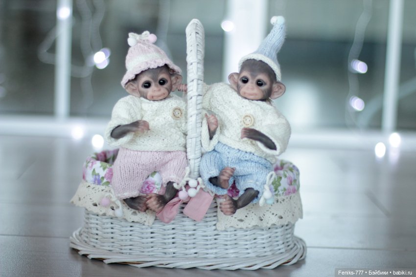 Mini Baby monkey — Куклы реборн