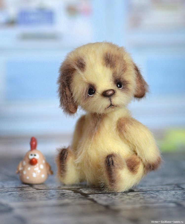 Щеночек Пиксель — Авторские игрушки (фото 8)