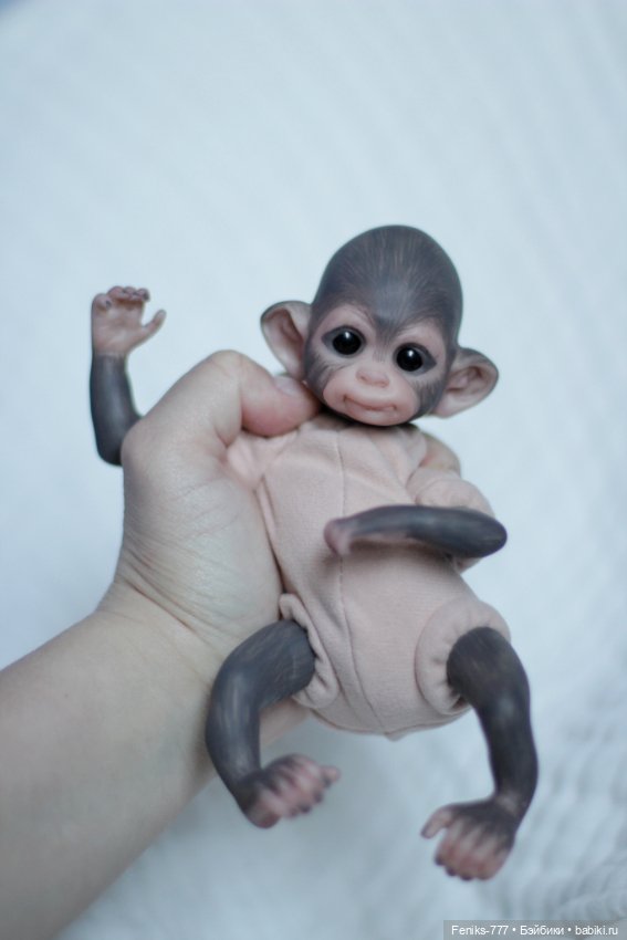 Mini Baby monkey — Куклы реборн