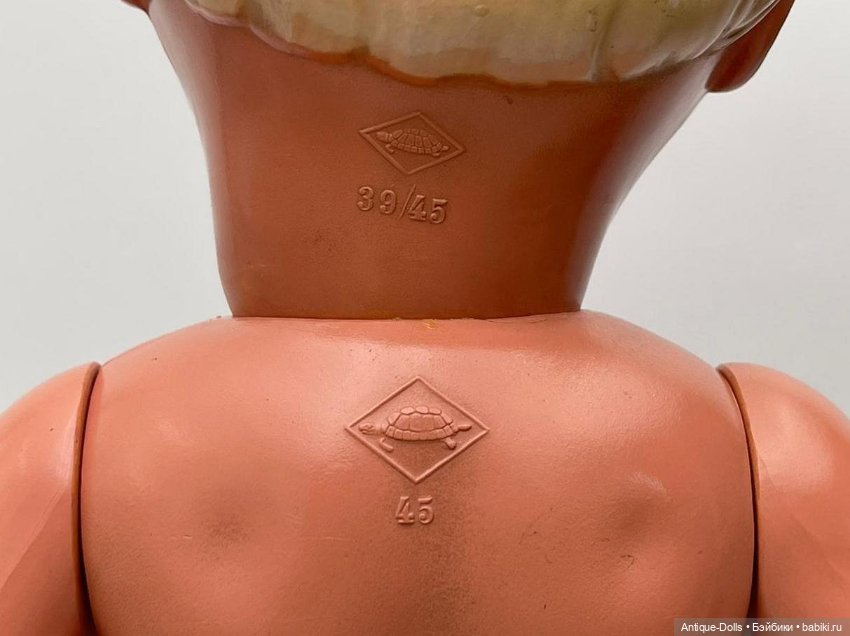 Винтажная немецкая кукла Schildkröt Christel 39-45 (фото 9)