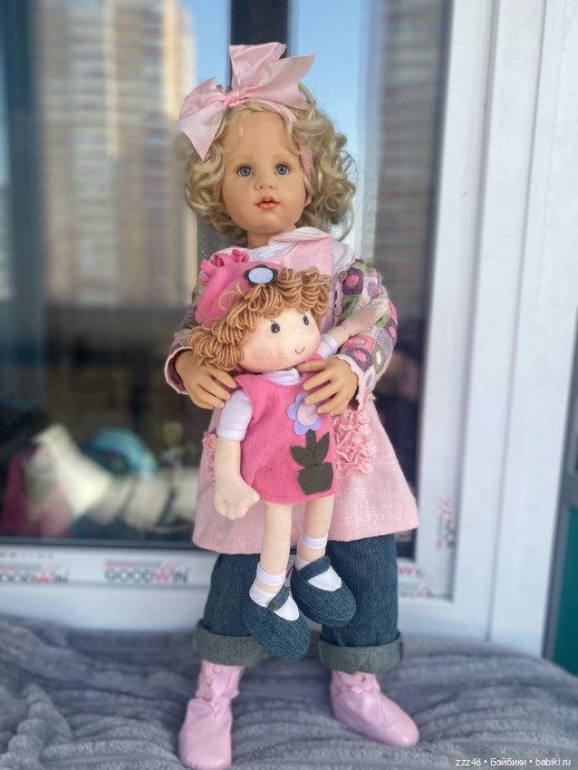 Куколка -компаньон от Эллы Hildegard Gunzel (фото 6)