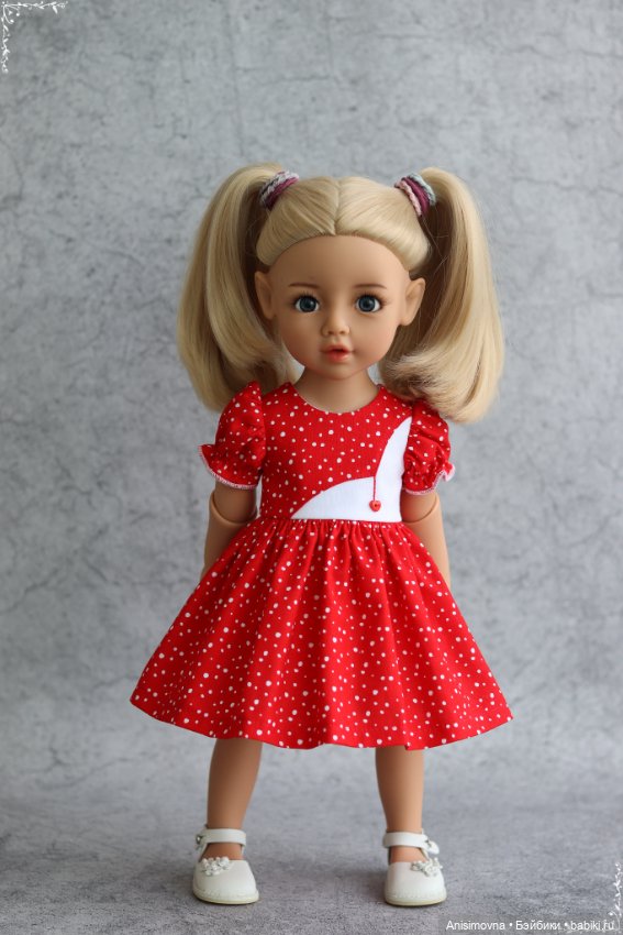 Платье с передником для Литл Кидз Готц (фото 7)