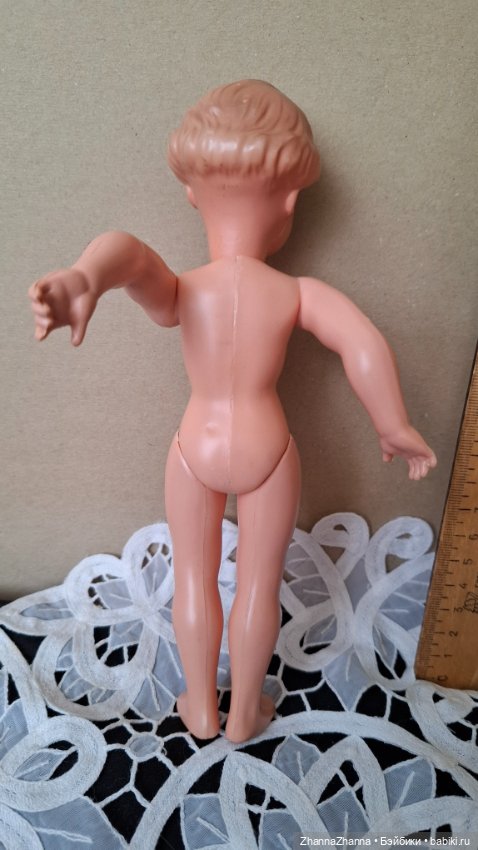 Старинная куколка рельефные волосы (фото 5)