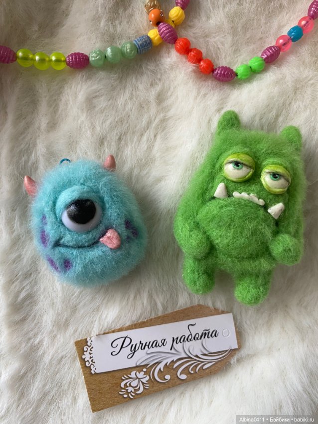 Монстрики:) — Авторские игрушки
