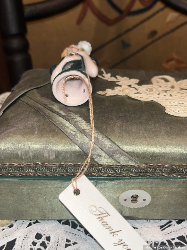 Half doll фарфоровая кукла - половинка (Полукуколка для создания игольницы или интерьерной куколки (фото 8)