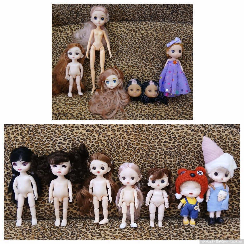 Лот маленьких кукол — Игровые куклы